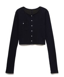 Cable mini cardigan / ケーブルミニカーディガン