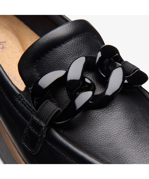 Clarks(クラークス)の「Zylah May/ザイラメイ(ブラックレザー)(ローファー・レディース・ブラック・UK3.5/UK4/UK4.5/UK5/UK5.5/UK6/UK3)」の7枚目の写真