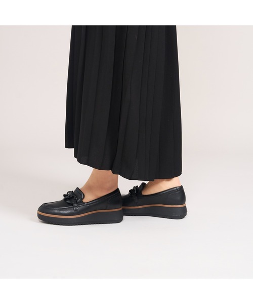 Clarks(クラークス)の「Zylah May/ザイラメイ(ブラックレザー)(ローファー・レディース・ブラック・UK3.5/UK4/UK4.5/UK5/UK5.5/UK6/UK3)」の14枚目の写真
