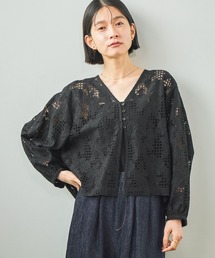 ボリュームスリーブレースボレロ