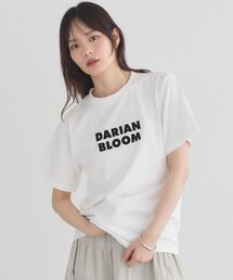 フロッキープリントTシャツ