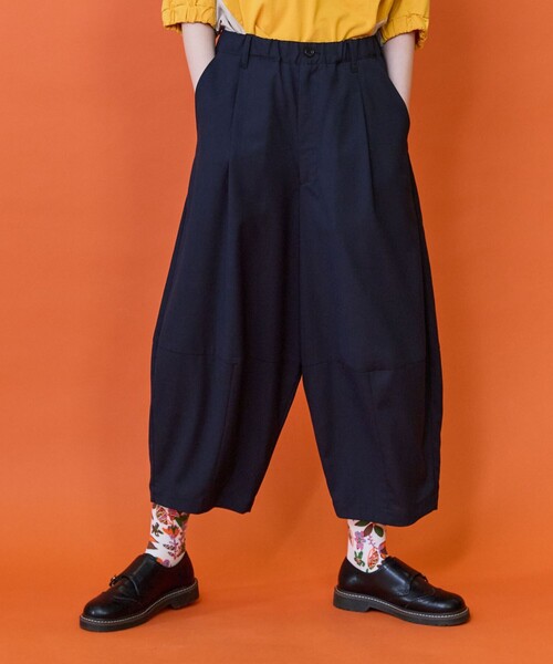 FRAPBOIS(フラボア)の「コーンスラックス(その他パンツ・レディース・ネイビー/グレー・1/2)」の2枚目の写真