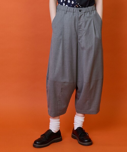 FRAPBOIS(フラボア)の「コーンスラックス(その他パンツ・レディース・ネイビー/グレー・1/2)」の1枚目の写真