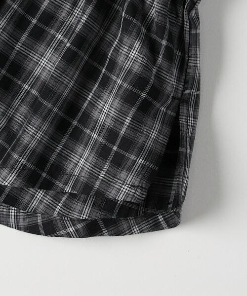VIVIAN BLUE(ビビアンブルー)の「《110-160cm展開》肩あきフェイクレイヤードシャツ(シャツ/ブラウス・キッズ・サックスブルー/ブラック・11/15 /14/13/12/16)」の10枚目の写真