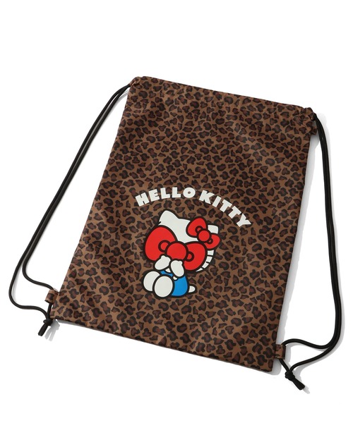 sanrio(サンリオ)の「【HELLO KITTY × LOVE BOAT】ナップサック(バックパック/リュック・メンズ・レオパード/ブラック・FREE)」の7枚目の写真