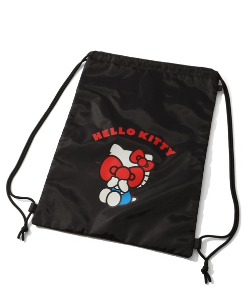 sanrio(サンリオ)の「【HELLO KITTY × LOVE BOAT】ナップサック(バックパック/リュック・メンズ・レオパード/ブラック・FREE)」の5枚目の写真
