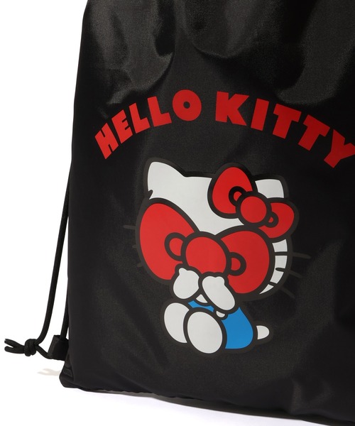 sanrio(サンリオ)の「【HELLO KITTY × LOVE BOAT】ナップサック(バックパック/リュック・メンズ・レオパード/ブラック・FREE)」の12枚目の写真