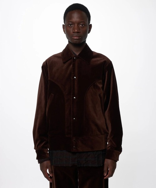 markaware(マーカウェア)の「【marka】COWBOY JACKET(テーラードジャケット・メンズ・ブラック/ブラウン・1/2)」の1枚目の写真