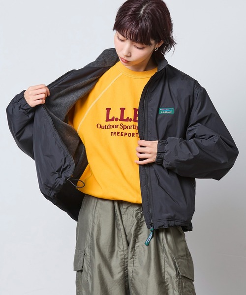 L.L.Bean(エルエルビーン)の「【JAPAN EDITION】ラヴェル・マイクロフリース・ラインド・ジャケット(その他アウター・レディース・エメラルドブルー/ブラック/クリーム/モカ・MEDIUM)」の12枚目の写真