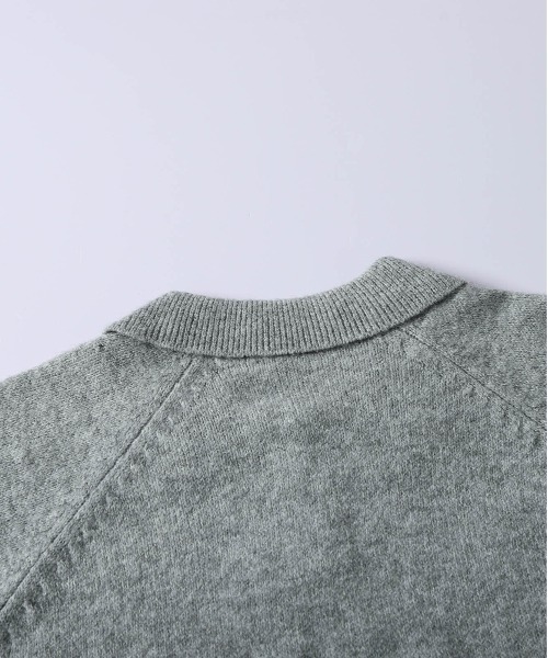 La-gemme(ラジェム)の「ポロカラーニットプルオーバー/襟付き/上品(ニット/セーター・レディース・ブラウン/グレー/ブラック/アイボリー・フリー)」の12枚目の写真