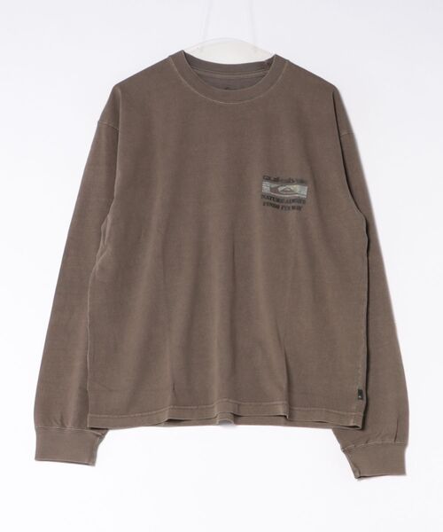 Quiksilver(クイックシルバー)の「QUIKSILVER/クイックシルバー NEW HOLMES LT ロンT QLT264610M(Tシャツ/カットソー・メンズ・ブラック/ホワイト/ブラウン・M/L)」の3枚目の写真