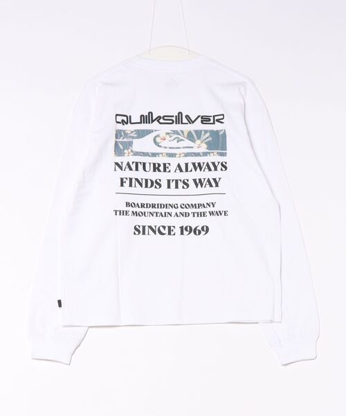 Quiksilver(クイックシルバー)の「QUIKSILVER/クイックシルバー NEW HOLMES LT ロンT QLT264610M(Tシャツ/カットソー・メンズ・ブラック/ホワイト/ブラウン・M/L)」の4枚目の写真
