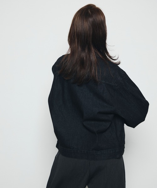 DAZE（デイズ）の「ファイヤーマンバックル デニムジャケット（デニムジャケット・メンズ・ブラック系・SMALL/LARGE/MEDIUM）」の5枚目の写真