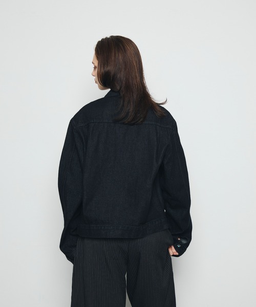 DAZE（デイズ）の「ファイヤーマンバックル デニムジャケット（デニムジャケット・メンズ・ブラック系・SMALL/LARGE/MEDIUM）」の7枚目の写真