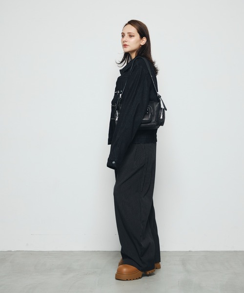 DAZE（デイズ）の「ファイヤーマンバックル デニムジャケット（デニムジャケット・メンズ・ブラック系・SMALL/LARGE/MEDIUM）」の17枚目の写真