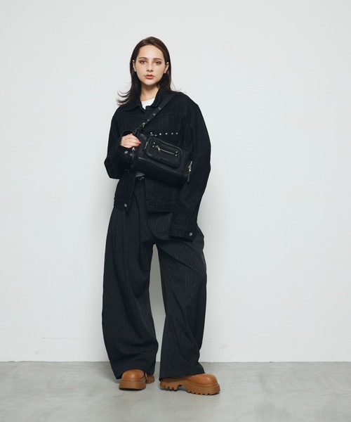 DAZE（デイズ）の「ファイヤーマンバックル デニムジャケット（デニムジャケット・メンズ・ブラック系・SMALL/LARGE/MEDIUM）」の22枚目の写真