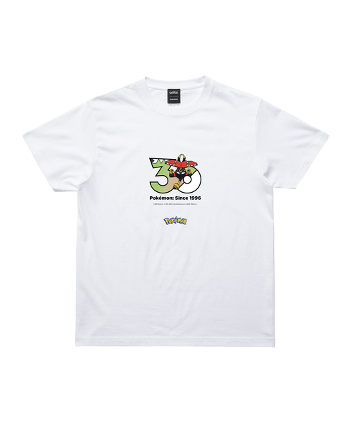 ZOZOSPOT(ゾゾスポット)の「Pokemon 30th Anniversary 1025 T-shirt 「カプ・ブルル」(Tシャツ/カットソー・レディース・ホワイト・SMALL/MEDIUM/LARGE/X-LARGE/XX-LARGE/XXX-LARGE/100cm/110cm/120cm/130cm/140cm/150cm/160cm)」の1枚目の写真