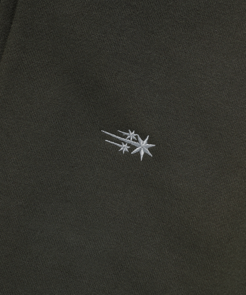 NICE GHOST CLUB（ナイスゴーストクラブ）の「3STAR LOGO HIGH NECK ZIP UP_KHAKI(NG2GFUM481A)（スウェット・レディース・カーキ・SMALL/MEDIUM/LARGE）」の4枚目の写真