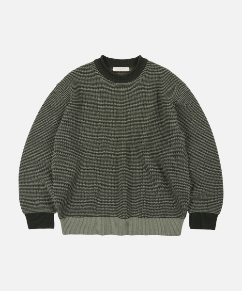 FRIZMWORKS(フリズムワークス)の「ROLLNECK RINGER KNIT _ OLIVE(ニット/セーター・メンズ・その他・SMALL/MEDIUM/LARGE/X-LARGE)」の1枚目の写真