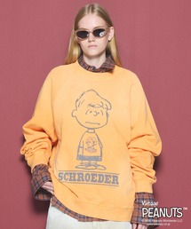 《UNISEX》「PEANUTS」プライムオーバークルーネックスウェット/「PEANUTS」Prime-Over Crew Neck Sweatshirt【MAISON SPECIAL/メゾンスペシャル】