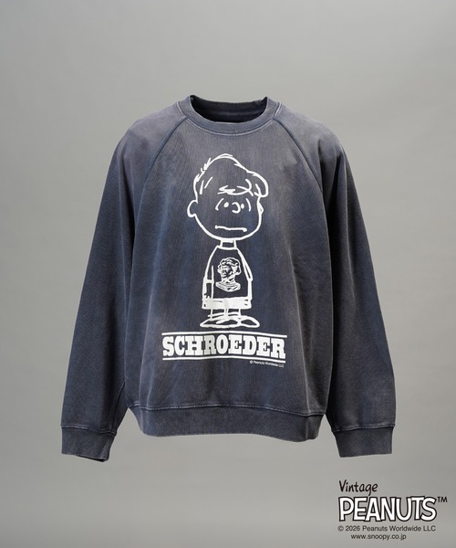 MAISON SPECIAL(メゾンスペシャル)の「《UNISEX》「PEANUTS」プライムオーバークルーネックスウェット/「PEANUTS」Prime-Over Crew Neck Sweatshirt【MAISON SPECIAL/メゾンスペシャル】(スウェット・メンズ・オレンジ/テラコッタ/ネイビー・0/1/2)」の10枚目の写真