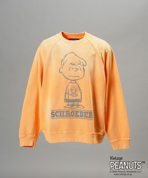 MAISON SPECIAL(メゾンスペシャル)の「《UNISEX》「PEANUTS」プライムオーバークルーネックスウェット/「PEANUTS」Prime-Over Crew Neck Sweatshirt【MAISON SPECIAL/メゾンスペシャル】(スウェット・メンズ・オレンジ/テラコッタ/ネイビー・0/1/2)」の9枚目の写真