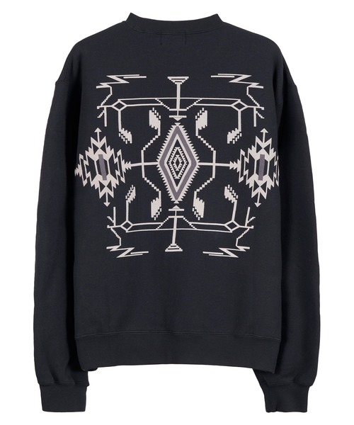 PENDLETON(ペンドルトン)の「PENDLETON/ペンドルトン フレンチ テリー バック プリント スウェット(スウェット・メンズ・ライトグレー/ライトブルー/ブラック/アイボリー・SMALL/MEDIUM/LARGE)」の6枚目の写真