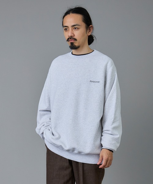 PENDLETON(ペンドルトン)の「PENDLETON/ペンドルトン フレンチ テリー バック プリント スウェット(スウェット・メンズ・ライトグレー/ライトブルー/ブラック/アイボリー・SMALL/MEDIUM/LARGE)」の9枚目の写真