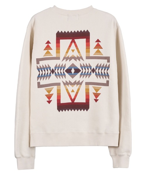 PENDLETON(ペンドルトン)の「PENDLETON/ペンドルトン フレンチ テリー バック プリント スウェット(スウェット・メンズ・ライトグレー/ライトブルー/ブラック/アイボリー・SMALL/MEDIUM/LARGE)」の12枚目の写真