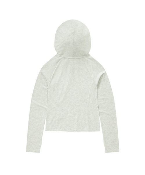 COVERNAT(カバーナット)の「WOMEN HOODED LONG SLEEVE(Tシャツ/カットソー・レディース・ライム/杢グレー・SMALL/MEDIUM)」の7枚目の写真