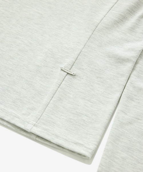 COVERNAT(カバーナット)の「WOMEN HOODED LONG SLEEVE(Tシャツ/カットソー・レディース・ライム/杢グレー・SMALL/MEDIUM)」の9枚目の写真