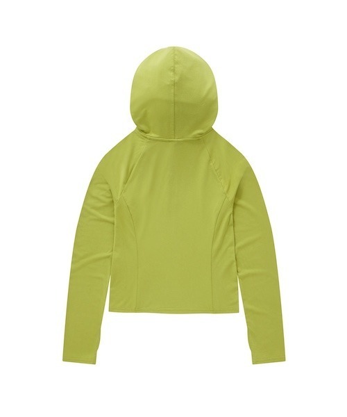 COVERNAT(カバーナット)の「WOMEN HOODED LONG SLEEVE(Tシャツ/カットソー・レディース・ライム/杢グレー・SMALL/MEDIUM)」の13枚目の写真