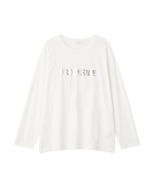 AMERICAN HOLIC（アメリカンホリック）の「ベーシックアソートプリントロンT（Tシャツ/カットソー・レディース・アイボリー/サックスブルー/オフホワイト・M/L）」の8枚目の写真