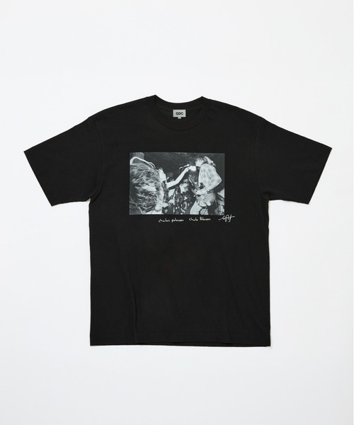 GDC（ジーディーシー）の「【Charles Peterson X NIRVANA / GDC】Raji's Finger Point Tee（Tシャツ/カットソー・メンズ・ブラック/ホワイト・SMALL/MEDIUM/LARGE/X-LARGE）」の2枚目の写真