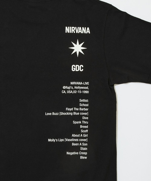 GDC（ジーディーシー）の「【Charles Peterson X NIRVANA / GDC】Raji's Finger Point Tee（Tシャツ/カットソー・メンズ・ブラック/ホワイト・SMALL/MEDIUM/LARGE/X-LARGE）」の10枚目の写真