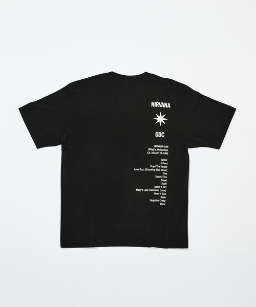 GDC（ジーディーシー）の「【Charles Peterson X NIRVANA / GDC】Raji's Finger Point Tee（Tシャツ/カットソー・メンズ・ブラック/ホワイト・SMALL/MEDIUM/LARGE/X-LARGE）」の15枚目の写真