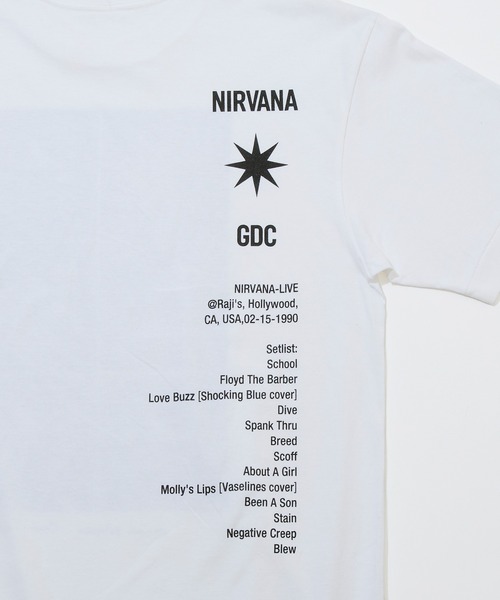 GDC（ジーディーシー）の「【Charles Peterson X NIRVANA / GDC】Raji's Finger Point Tee（Tシャツ/カットソー・メンズ・ブラック/ホワイト・SMALL/MEDIUM/LARGE/X-LARGE）」の16枚目の写真