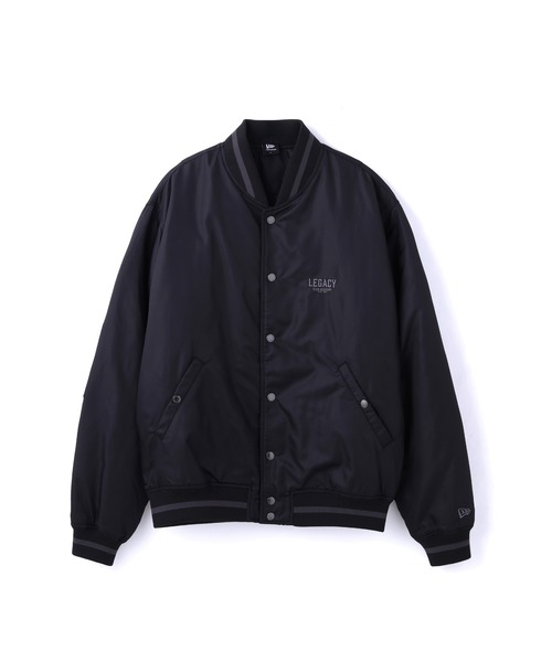 NEW ERA(ニューエラ)の「Varsity Jacket(ブルゾン・メンズ・ブラック/ネイビー・XX-LARGE/X-LARGE/LARGE/MEDIUM/SMALL)」の2枚目の写真