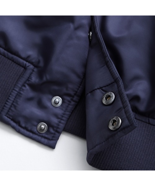 NEW ERA(ニューエラ)の「Varsity Jacket(ブルゾン・メンズ・ブラック/ネイビー・XX-LARGE/X-LARGE/LARGE/MEDIUM/SMALL)」の10枚目の写真
