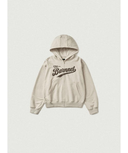 The Barnnet(ザバーネット)の「Fenley Sweat Zip-Up Hoodie Jacket_Oatmeal(パーカー・レディース・その他・SMALL/MEDIUM)」の1枚目の写真