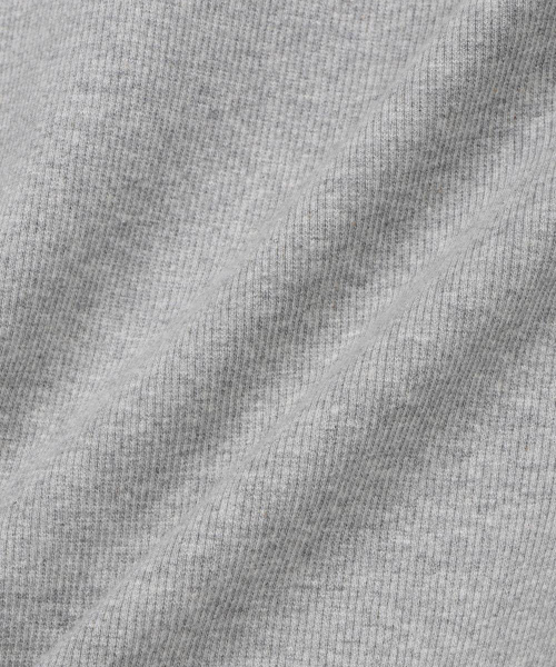 TNGT(ティーエヌジーティー)の「リブスリムフィット ヘンリーネック長袖(メランジグレー) TNTS6F102G2(Tシャツ/カットソー・メンズ・その他・100/105/110/95)」の4枚目の写真