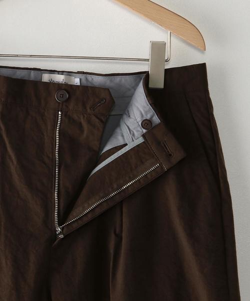 Steven Alan（スティーブンアラン）の「＜Steven Alan＞ NYLON OXFORD SUPER BAGGY TAPERED/パンツ（その他パンツ・メンズ・ダークグレー/ネイビー/マスタード/ダークブラウン/ダークグリーン・LARGE/MEDIUM/SMALL/X-LARGE）」の18枚目の写真