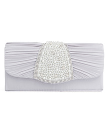 PourVous | 【結婚式・お呼ばれ対応】パールビジュークラッチバッグ(クラッチバッグ)