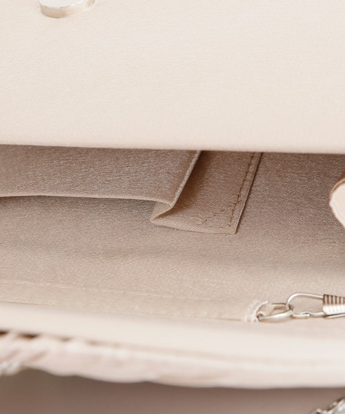 PourVous（プールヴー）の「パールビジュークラッチバッグ 同窓会 結婚式 オケージョン 二次会（クラッチバッグ・レディース・ブラック/ベージュ/シルバー・FREE）」の10枚目の写真