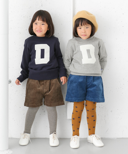 Champion（チャンピオン）の「Champion×DOORS　ロゴパッチワークプルオーバー（スウェット・キッズ・グレー/ネイビー・120/90/105/135）」の19枚目の写真