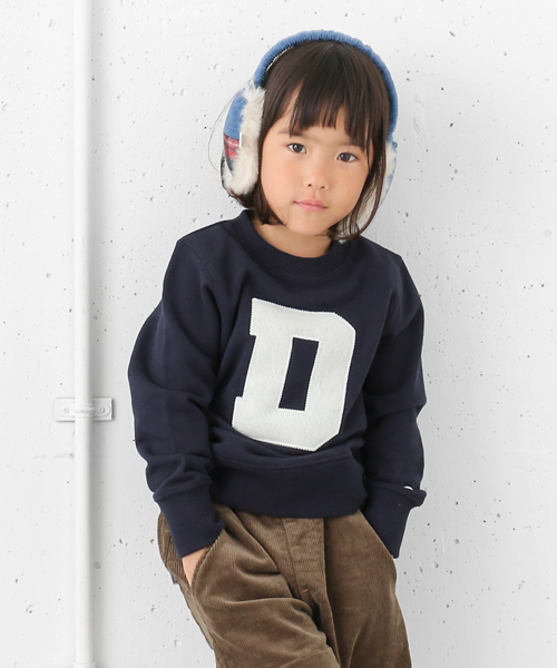 Champion（チャンピオン）の「Champion×DOORS　ロゴパッチワークプルオーバー（スウェット・キッズ・グレー/ネイビー・120/90/105/135）」の17枚目の写真