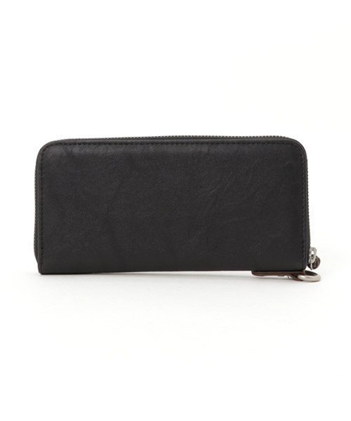 DEVICE（デバイス）の「DEVICE デバイス gland ラウンド ファスナー 長財布 ウォレット（財布・メンズ・ブラウン/キャメル/ブラック・FREE）」の9枚目の写真