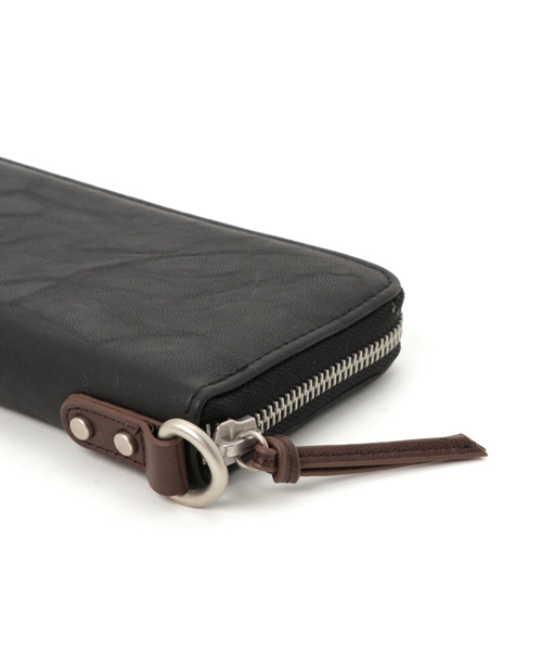 DEVICE（デバイス）の「DEVICE デバイス gland ラウンド ファスナー 長財布 ウォレット（財布・メンズ・ブラウン/キャメル/ブラック・FREE）」の11枚目の写真