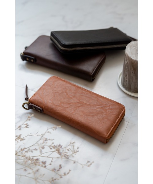 DEVICE デバイス gland ラウンド ファスナー 長財布 ウォレット（財布