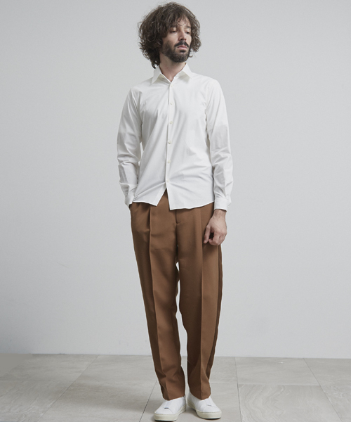 UNITED TOKYO（ユナイテッドトウキョウ）の「マルチストレッチブロードシャツ（シャツ/ブラウス・メンズ・ブルー/オフホワイト/ブラウン・1/2/3）」の11枚目の写真